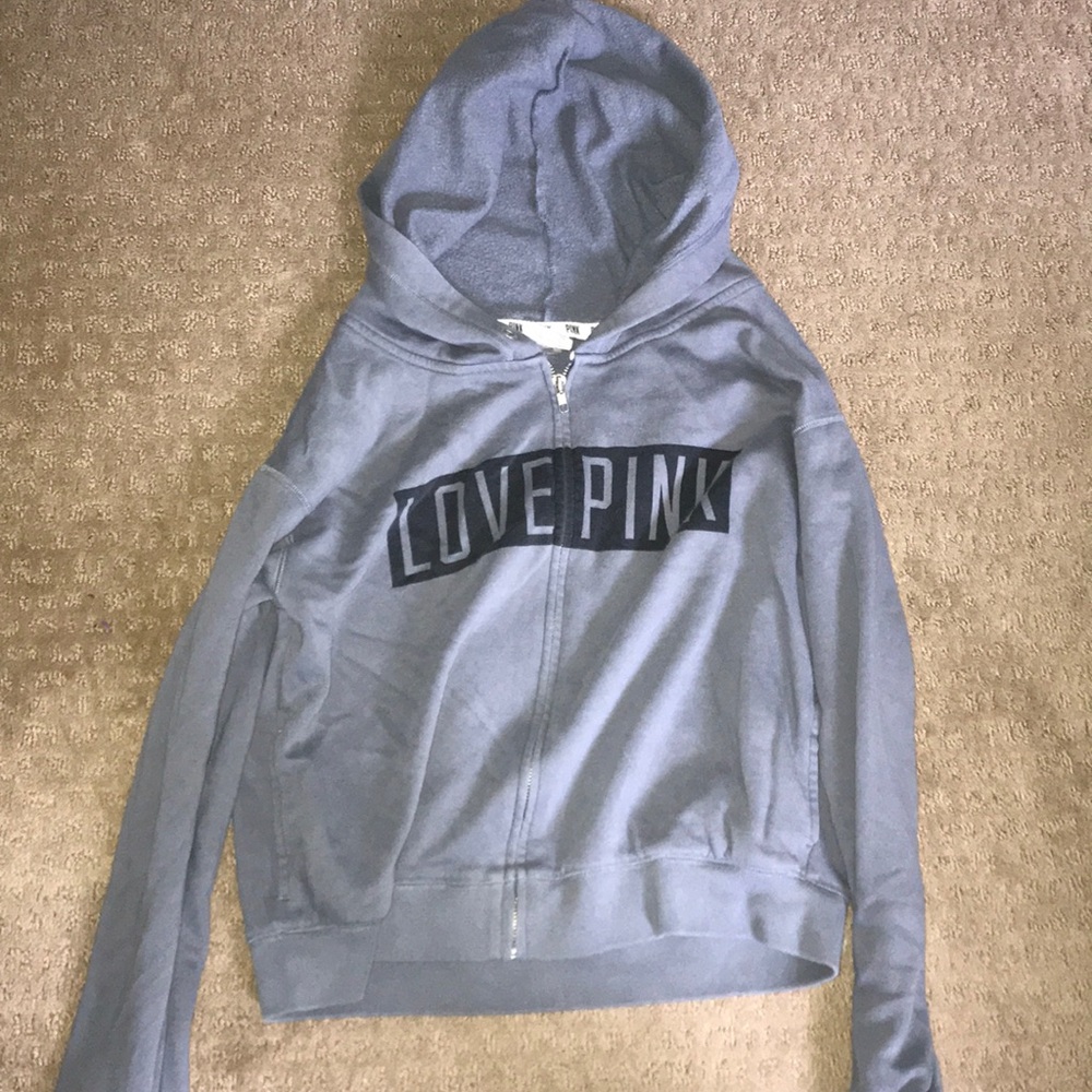 Victoria’s Secret pink full zip up sweatshirt